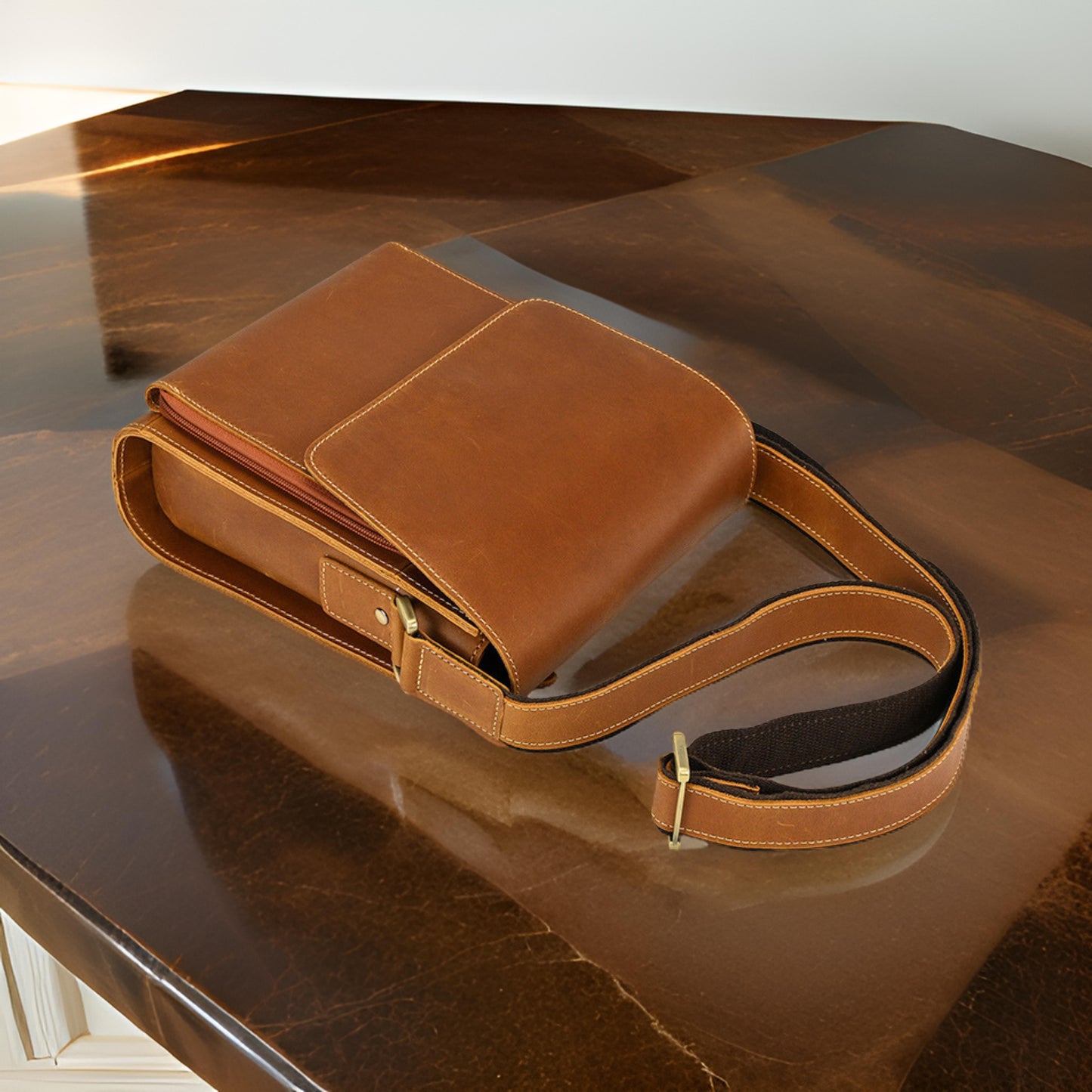 Genuine Leather Crossbody Bag for Men – Stylish Sling Bag for Everyday Use in South Africa