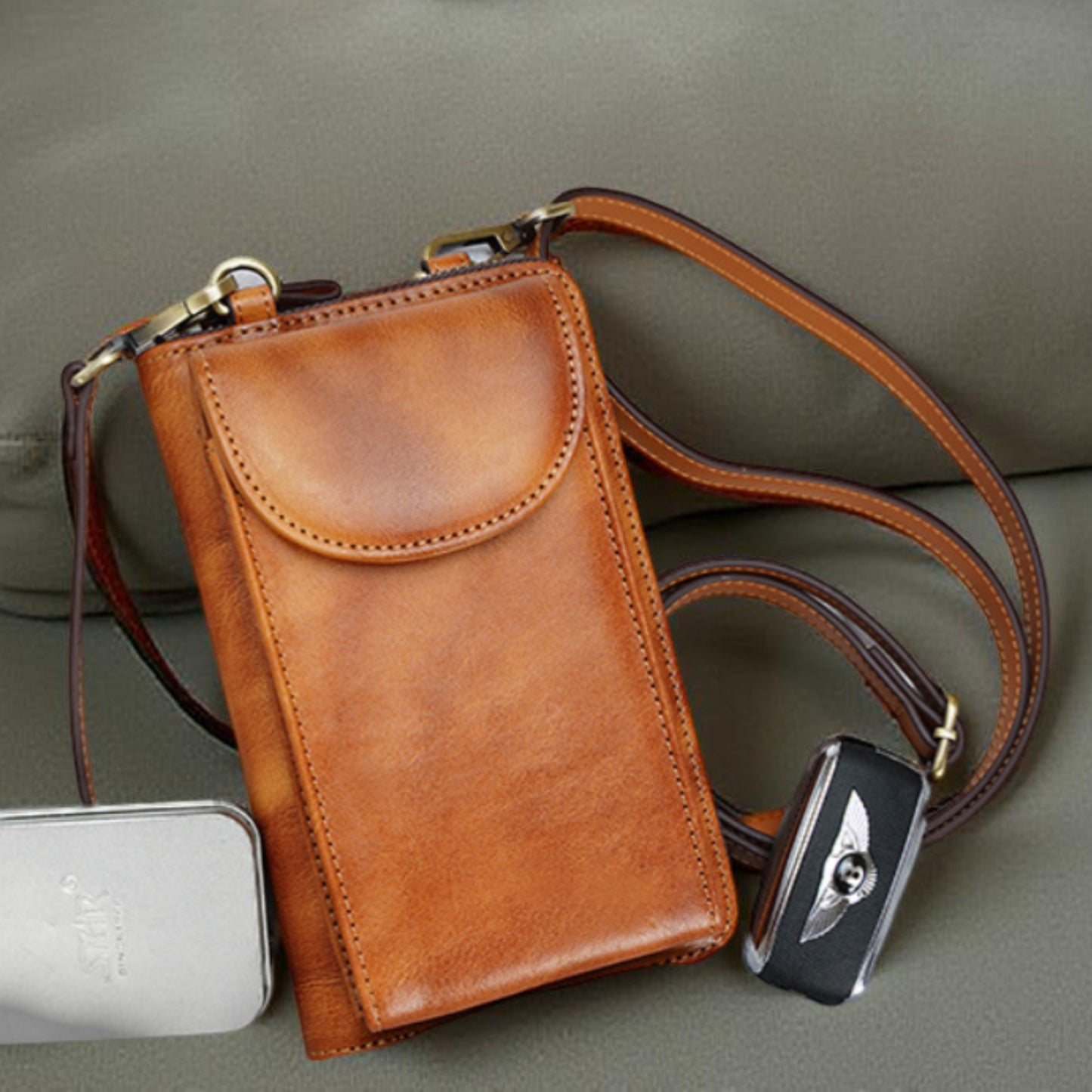 Genuine Leather Crossbody Bag – Stylish Sling Bag for Everyday Use in South Africa