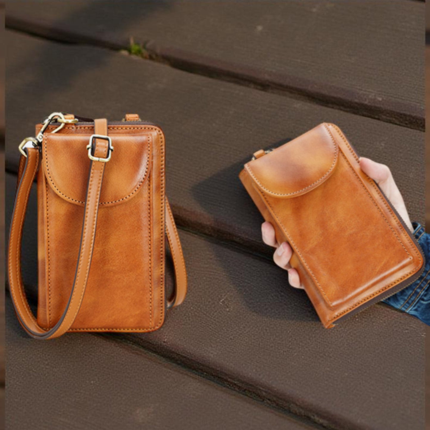Genuine Leather Crossbody Bag – Stylish Sling Bag for Everyday Use in South Africa