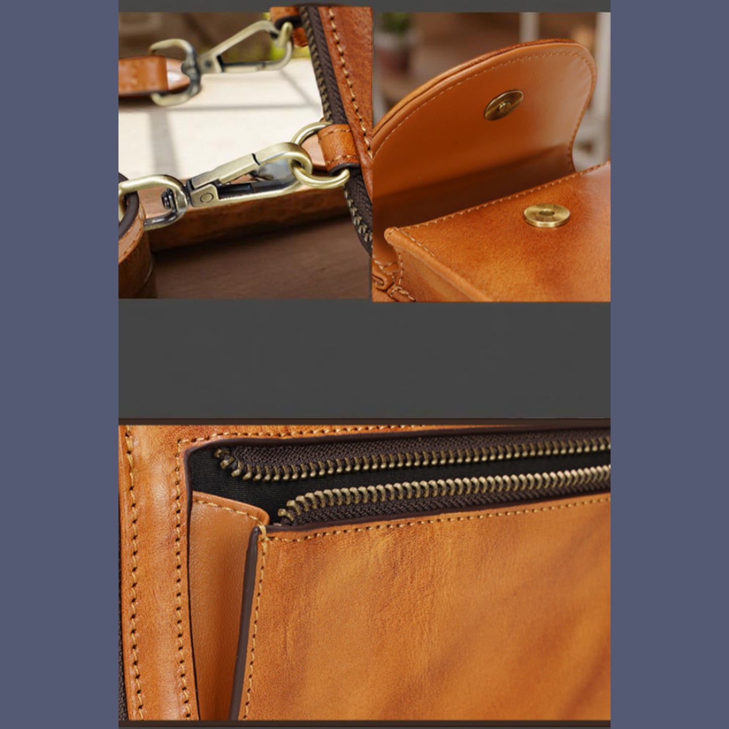 Genuine Leather Crossbody Bag – Stylish Sling Bag for Everyday Use in South Africa