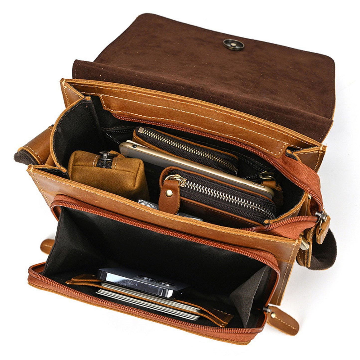 Genuine Leather Crossbody Bag for Men – Stylish Sling Bag for Everyday Use in South Africa